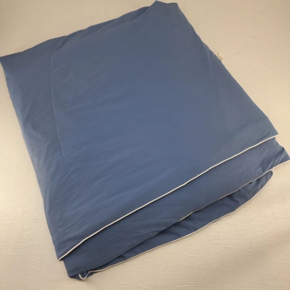 Queen Size | Dusty Blue Cooling Blanket Comforter Hot Sleepers Summer Breathable